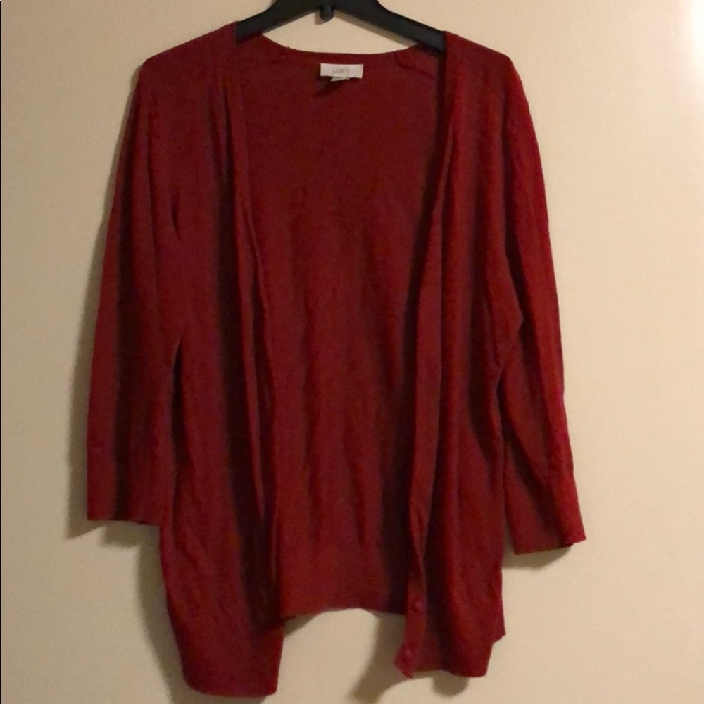 Loft 3/4 Sleeve Cardigan